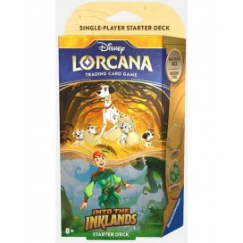  Disney Lorcana TCG: Into the Inklands Starter Deck - Pongo and Peter Pan