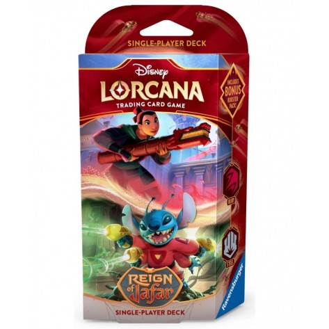 Disney Lorcana TCG: Reign of Jafar Starter Deck - Mulan & Stitch