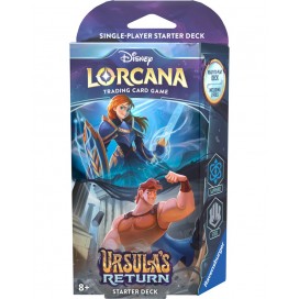  Disney Lorcana TCG: Ursula's Return Starter Deck - Anna and Hercules