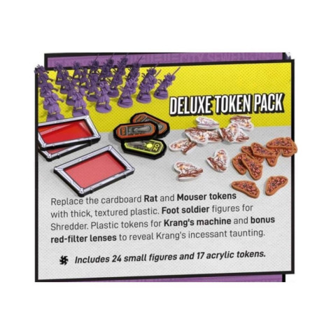 Допълнение за настолна игра Unmatched Adventures: Teenage Mutant Ninja Turtles - Deluxe Tokens Pack