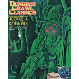 Допълнение за ролева игра Dungeon Crawl Classics RPG #70: Jewels of the Carnifex Допълнение за ролева игра Dungeon Crawl Classics RPG #70: Jewels of the Carnifex