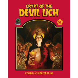 Допълнение за ролева игра Dungeon Crawl Classics: The Crypt of the Devil Lich (5e Edition)