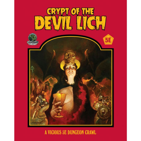 Допълнение за ролева игра Dungeon Crawl Classics: The Crypt of the Devil Lich (5e Edition)