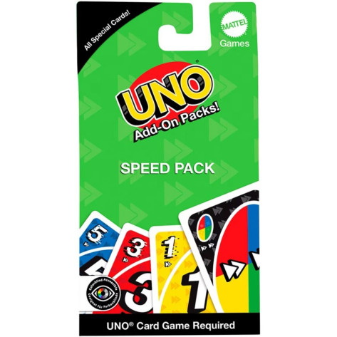 Допълнителни карти за игра UNO Add-On-Packs: Speed Pack