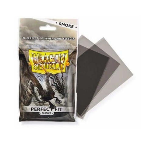 UNIT Dragon Shield Standard Size Perfect Fit Thick Inner Sleeves 100ct - Black