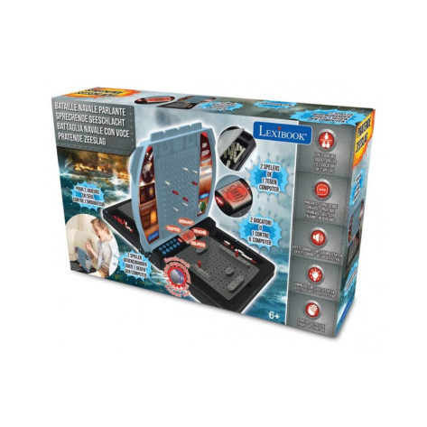 Електронна настолна игра за двама Lexibook: Battleship - Стратегическа