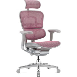  Ергономичен стол Antares - ERGOHUMAN 2 ELITE GREY, розов