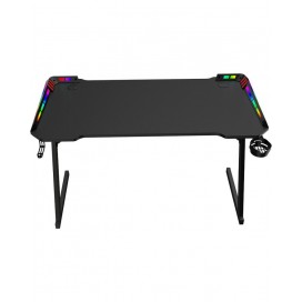 Гейминг бюро Xtrike ME - DK-05, LED, черно  Гейминг бюро Xtrike ME - DK-05, LED, черно