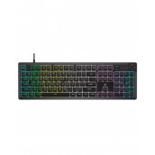 Гейминг клавиатура Corsair - K55 CORE, RGB, черна