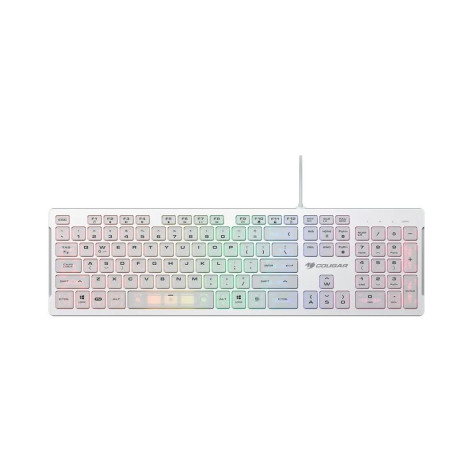 Гейминг клавиатура COUGAR – Vantar S, RGB, бяла