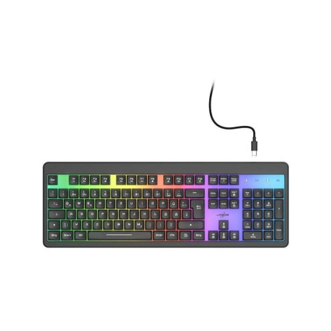 Гейминг клавиатура Hama - Urage Exodus 215 Illuminated, RGB, черна