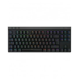 Гейминг клавиатура Logitech - G515 Lightspeed TKL, безжична, черна