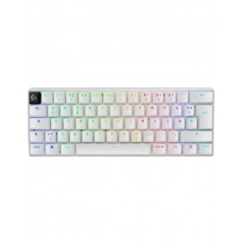  Гейминг клавиатура Logitech - PRO X 60 LIGHTSPEED, безжична, Tactile, бяла