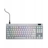 Гейминг клавиатура Logitech - Pro X TKL Rapid, RGB, бяла