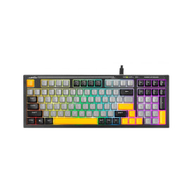 Гейминг клавиатура Marvo - Soldat S50B, Rainbow, черна Гейминг клавиатура Marvo - Soldat S50B, Rainbow, черна