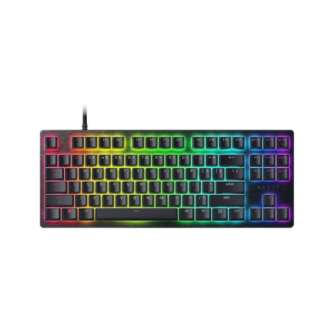 Гейминг клавиатура Razer - Huntsman V3 HE, Magnetic, TKL, RGB, жична, черна