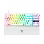 Гейминг клавиатура Razer - Huntsman V3 Pro TKL, Analog Optical, бяла