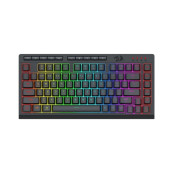 Гейминг клавиатура Redragon - Crescent K524, оптична, RGB, черна