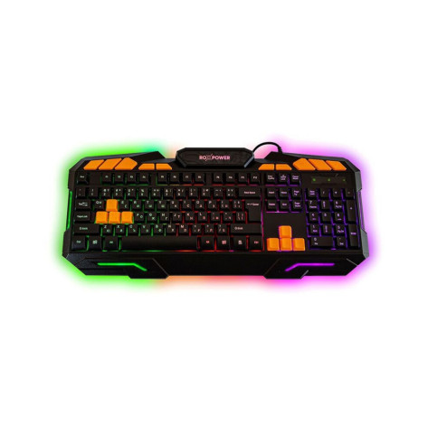 Гейминг клавиатура Roxpower - G-8100 Gaming LED, черна