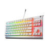 Гейминг клавиатура SteelSeries - Apex 3 TKL, RGB, бяла