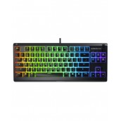 Гейминг клавиатура SteelSeries - Apex 3 TKL, RGB, US, черна