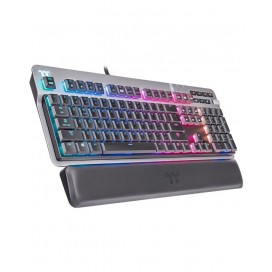  Гейминг клавиатура Thermaltake - ARGENT K6, Cherry MX Silver, RGB, сива