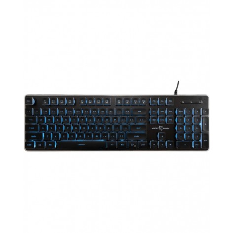 Гейминг клавиатура White Shark - TACHI, Ice Blue LED, черна
