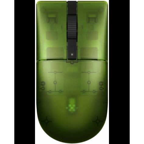 Гейминг мишка 8BitDo - Retro R8 Xbox Edition, оптична, безжична, зелена