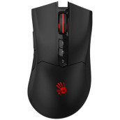 Гейминг мишка A4Tech - Bloody R90 Plus Stone Black, оптична, безжична, черна