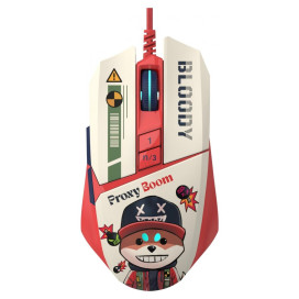  Гейминг мишка A4Tech - Bloody W63 Max Proxy Boom, оптична, 12000 CPI, RGB