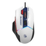 Гейминг мишка A4Tech - Bloody W95Max Sports Navy, оптична, черна/бяла