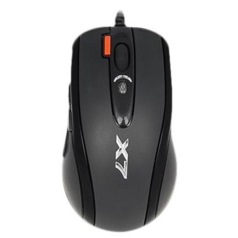 Гейминг мишка A4Tech - Oscar XL-750BK, лазерна, черна