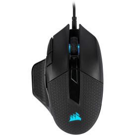 Гейминг мишка Corsair - Nightsword, оптична, черна