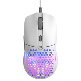 Гейминг мишка Glorious - Model O Eternal, оптична, RGB, бяла