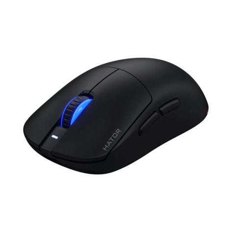 Гейминг мишка Hator - Quasar 3 Wireless, оптична, безжична, RGB, черна