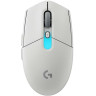Гейминг мишка Logitech - G305 X SUPERLIGHT, оптична, безжична, бяла