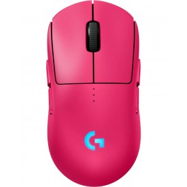  Гейминг мишка Logitech - PRO 2 Lightspeed, оптична, безжична, розова