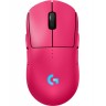 Гейминг мишка Logitech - PRO 2 Lightspeed, оптична, безжична, розова