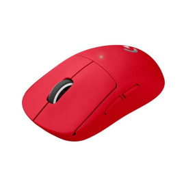 Гейминг мишка Logitech PRO X - Superlight 2 SE, безжична, червена