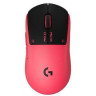 Гейминг мишка Logitech - Pro X3 Superstrike, безжична, оптична, розова