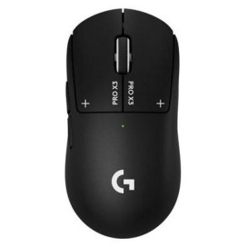Гейминг мишка Logitech – Pro X3 Superstrike, безжична, оптична, черна