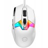 Гейминг мишка Lorgar - MSP80, оптична, бяла