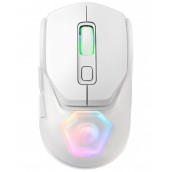 Гейминг мишка Marvo - Fit Pro, оптична, безжична, бяла
