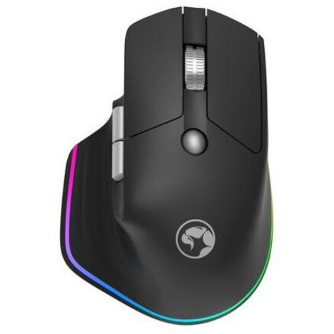Гейминг мишка Marvo - G803 BK, оптична, безжична, RGB, черна