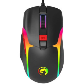 Гейминг мишка Marvo - M360 RGB, оптична, черна