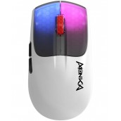 Гейминг мишка Marvo - Monka Vero G966W, оптична, безжична, бяла Гейминг мишка Marvo - Monka Vero G966W, оптична, безжична, бяла