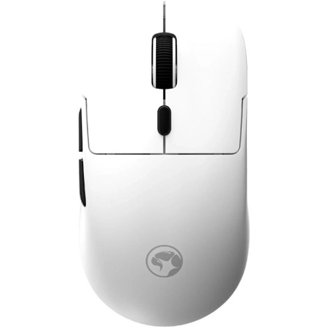 Гейминг мишка Marvo - Niro 50, G912W, оптична, безжична, бяла
