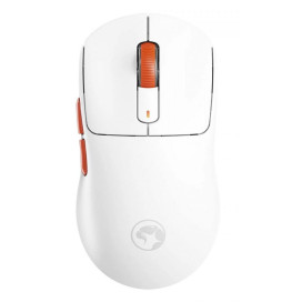  Гейминг мишка Marvo - Niro 60W, оптична, безжична, бяла