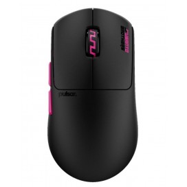 Гейминг мишка Pulsar - Susanto-X Medium, оптична, безжична, розова/черна
