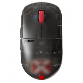 Гейминг мишка Pulsar - X2H Medium, оптична, безжична, Clear Black Edition Гейминг мишка Pulsar - X2H Medium, оптична, безжична, Clear Black Edition